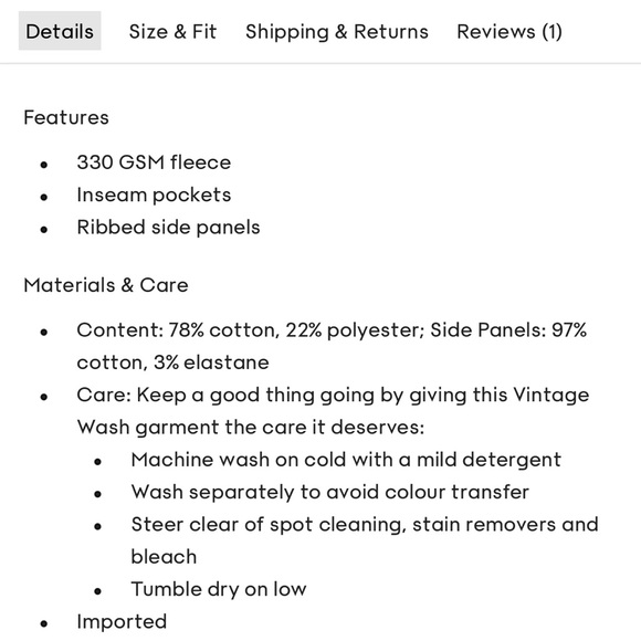 aritzia tna cozy fleece 5” boyfriend sweatshort - Picture 12 of 16